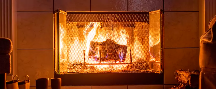 Mendota Hearth Landscape Fireplace Installation in Rogers, Arkansas