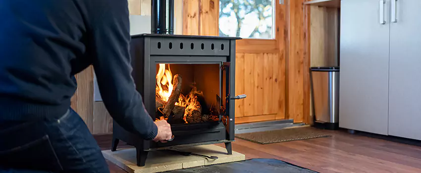 Open Hearth Wood Fireplace Installation in Rogers, AR