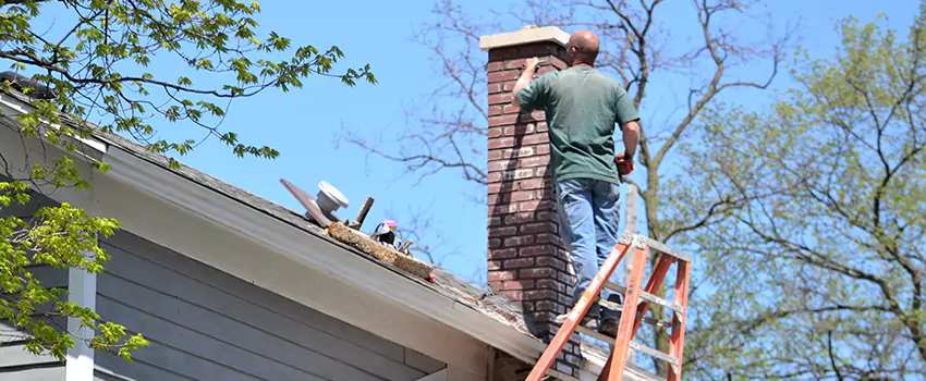 Vinyl and PVC Chimney Flashing Installation in Rogers, AR