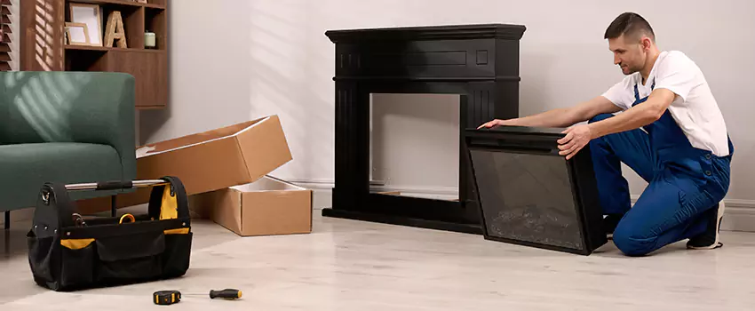 Old Rusted Metal Fireplace Repair And Replacement in Rogers, AR