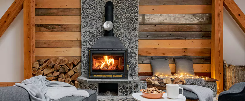 Thelin Hearth Products Direct Vent Gas Stove Fireplace Inspection in Rogers, Arkansas